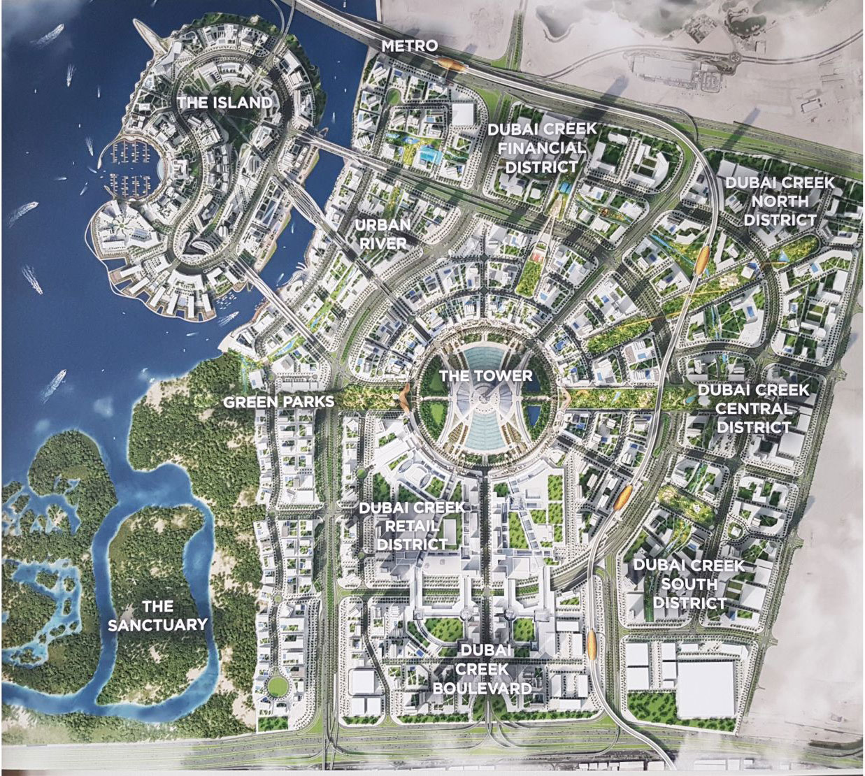 Dubai Creek Harbour Master Plan